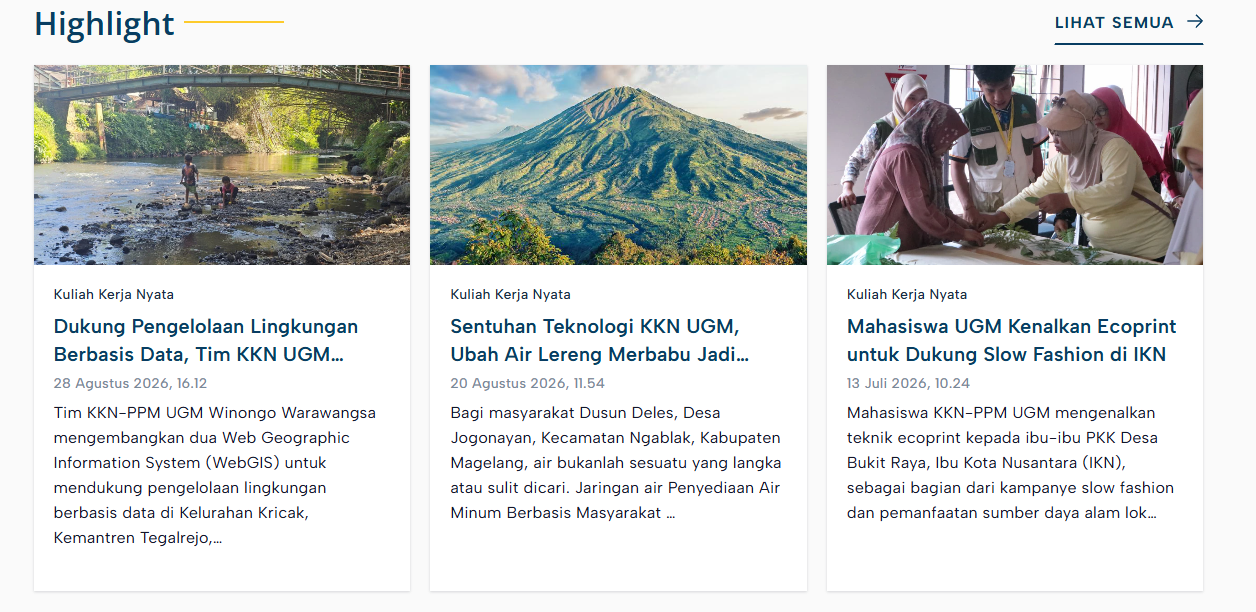 Tim KKN UGM Winongo Warawangsa di Kelurahan Kricak